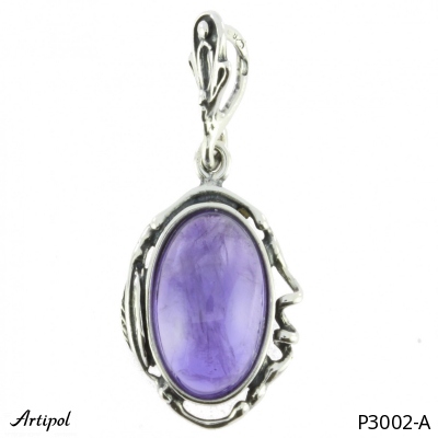 Pendant P3002-A with real Amethyst