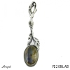 Pendant P2208-LAB with real Labradorite