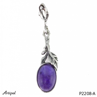 Pendant P2208-A with real Amethyst