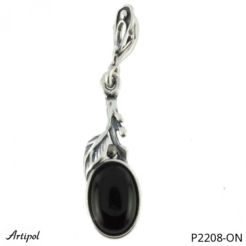 Pendant P2208-ON with real Black Onyx