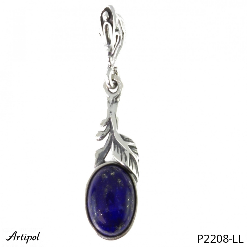 Pendentif P2208-LL en Lapis-lazuli véritable