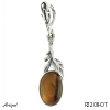 Pendant P2208-OT with real Tiger's eye