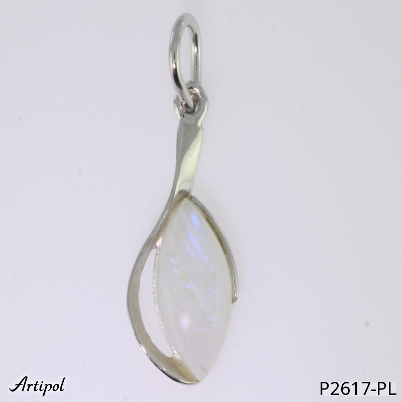 Pendant P2617-PL with real Moonstone