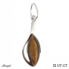 Pendant P2617-OT with real Tiger Eye