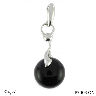Pendant P3003-ON with real Black Onyx
