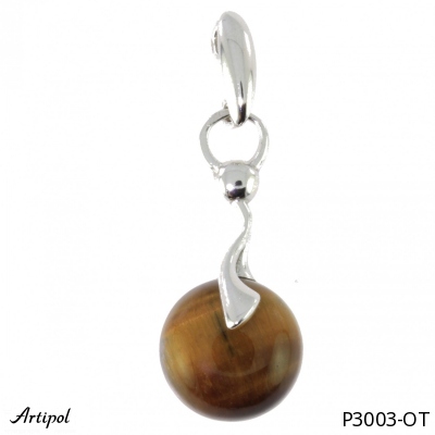Pendant P3003-OT with real Tiger's eye