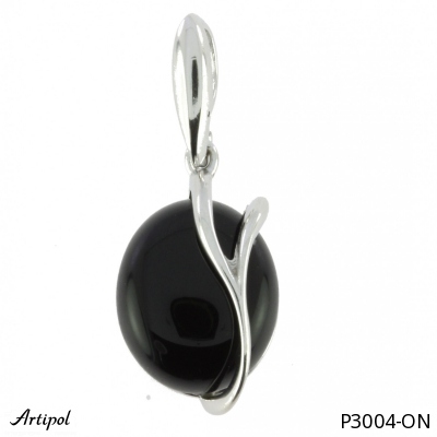 Pendant P3004-ON with real Black onyx