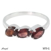 Ring M19-G with real Garnet