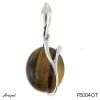 Pendant P3004-OT with real Tiger's eye