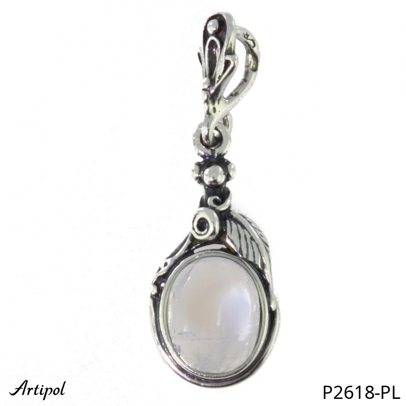 Pendentif P2618-PL en Pierre de lune véritable