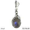 Pendant P2618-LAB with real Labradorite