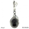 Pendant P2618-ON with real Black Onyx