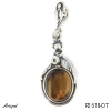 Pendant P2618-OT with real Tiger’s Eye