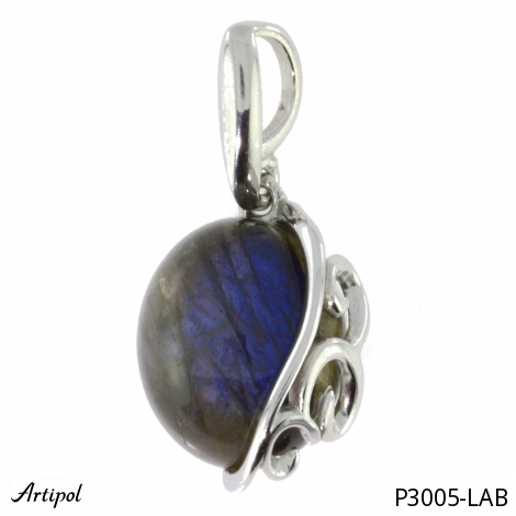 Pendentif P3005-LAB en Labradorite véritable