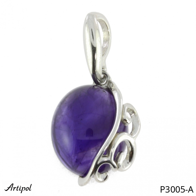 Pendentif P3005-A en Amethyste véritable