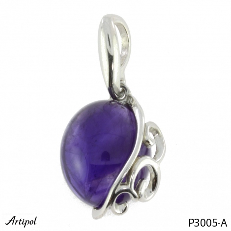 Pendant P3005-A with real Amethyst
