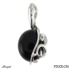 Pendant P3005-ON with real Black onyx