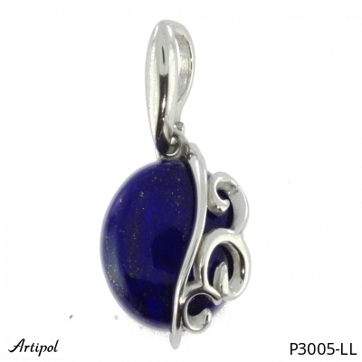 Pendentif P3005-LL en Lapis-lazuli véritable