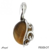 Pendant P3005-OT with real Tiger Eye