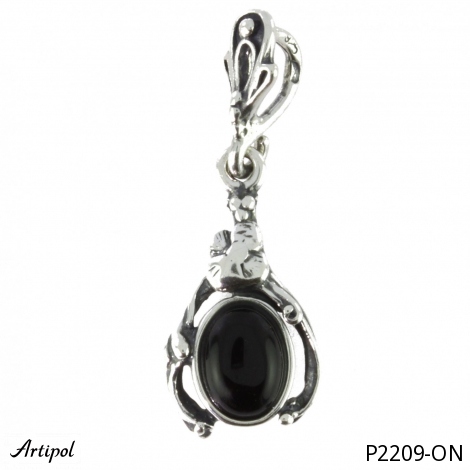 Pendant P2209-ON with real Black onyx