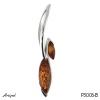 Pendant P3006-B with real Amber