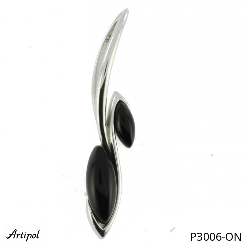 Pendant P3006-ON with real Black Onyx