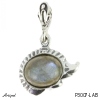 Pendentif P3007-LAB en Labradorite véritable