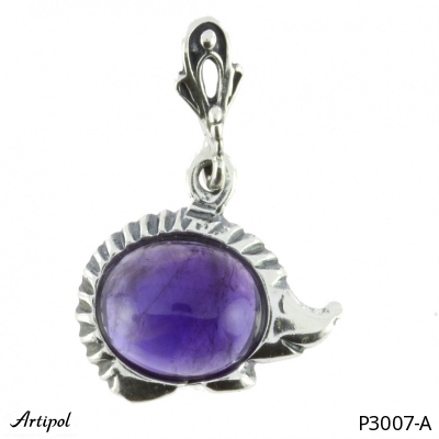 Pendant P3007-A with real Amethyst