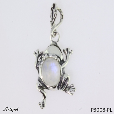 Pendant P3008-PL with real Moonstone
