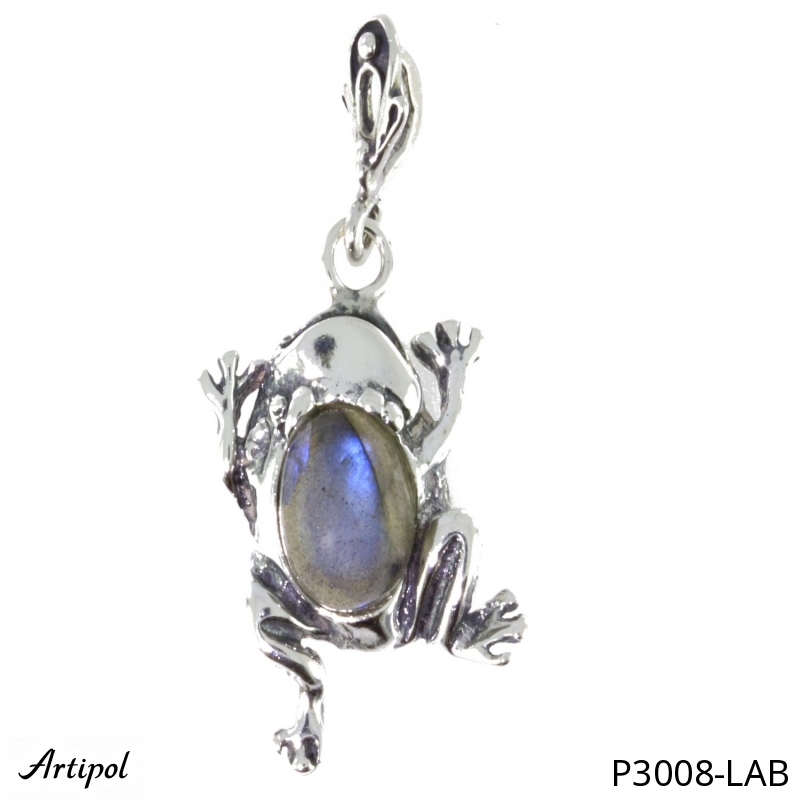 Pendant P3008-LAB with real Labradorite