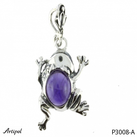 Pendant P3008-A with real Amethyst
