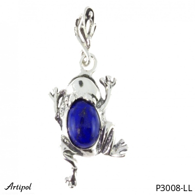 Pendentif P3008-LL en Lapis-lazuli véritable