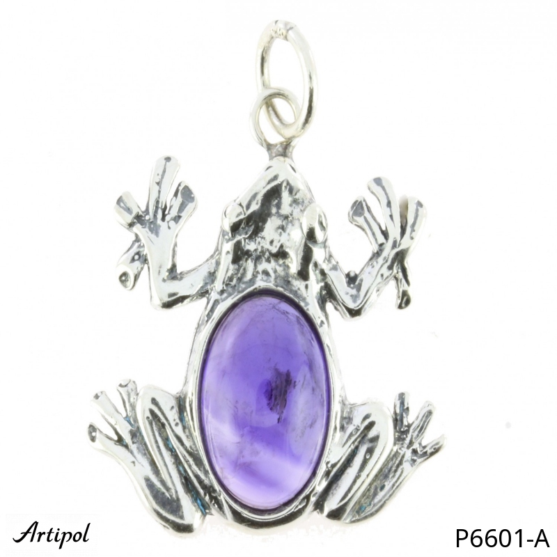 Pendant P6601-A with real Amethyst