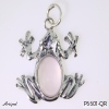 Pendant P6601-QR with real Rose Quartz