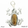 Pendant P6601-OT with real Tiger's eye