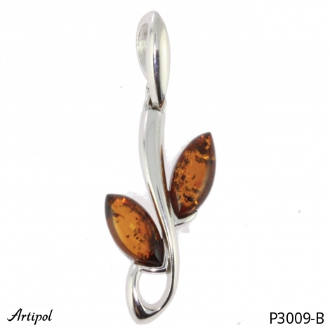 Pendant P3009-B with real Amber