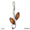 Pendant P3009-B with real Amber