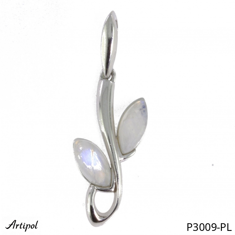 Pendentif P3009-PL en Pierre de lune véritable