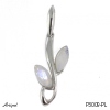 Pendant P3009-PL with real Moonstone