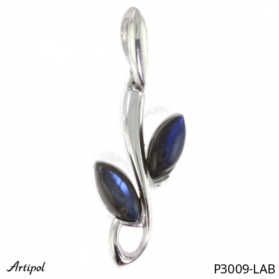 Anhänger P3009-LAB mit echter Labradorit