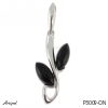 Pendant P3009-ON with real Black onyx