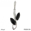 Pendant P3009-ON with real Black Onyx