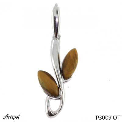 Pendant P3009-OT with real Tiger's eye