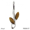 Pendant P3009-OT with real Tiger's eye