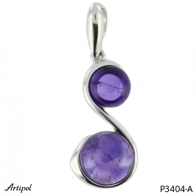 Pendant P3404-A with real Amethyst