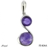 Pendant P3404-A with real Amethyst