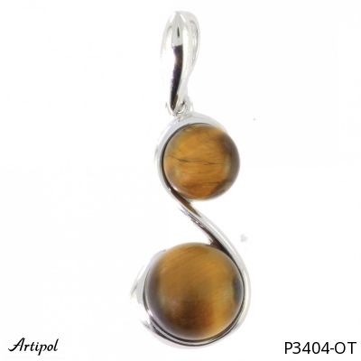 Pendant P3404-OT with real Tiger Eye