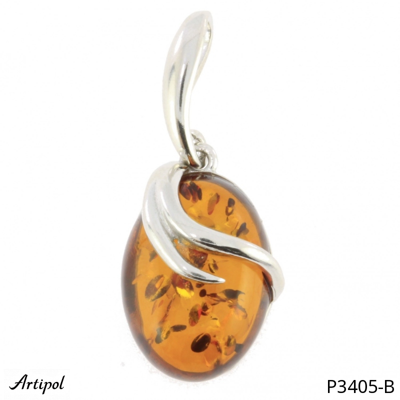 Pendentif P3405-B en Ambre véritable