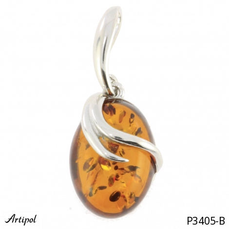 Pendentif P3405-B en Ambre véritable