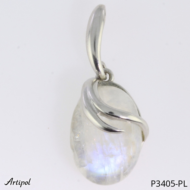Pendant P3405-PL with real Moonstone